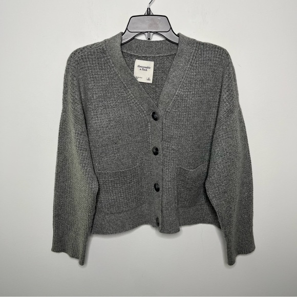 Abercrombie Waffle Cardigan S - Picture 2 of 6